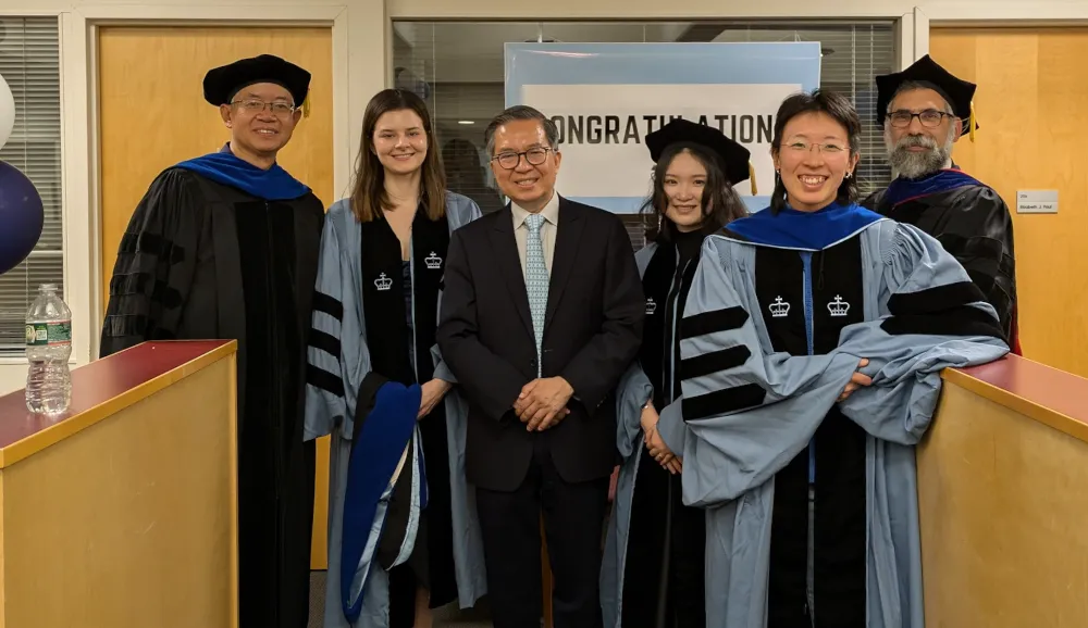 CM3 PhD Reception (with Dean Chang of SEAS and Marc) 
